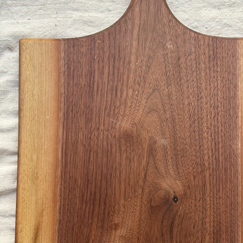 Spencer Peterman 27" Black Walnut Wood Cutting Board with Handle (#4-21)
