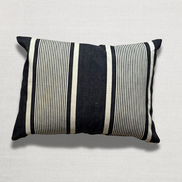 Custom 19th-century French Ticking Pillow (#31)