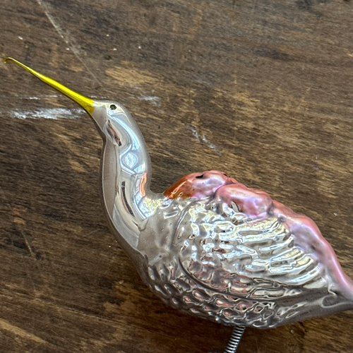 Nostalgic Free Blown Bird of Paradise Ornament