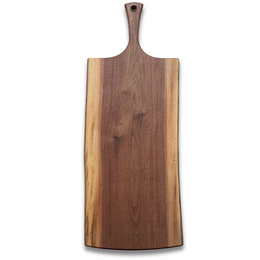 Spencer Peterman 27" Black Walnut Wood Cutting Board with Handle (#4-21)