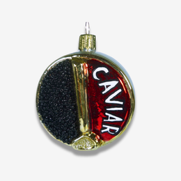 Caviar Can Ornament