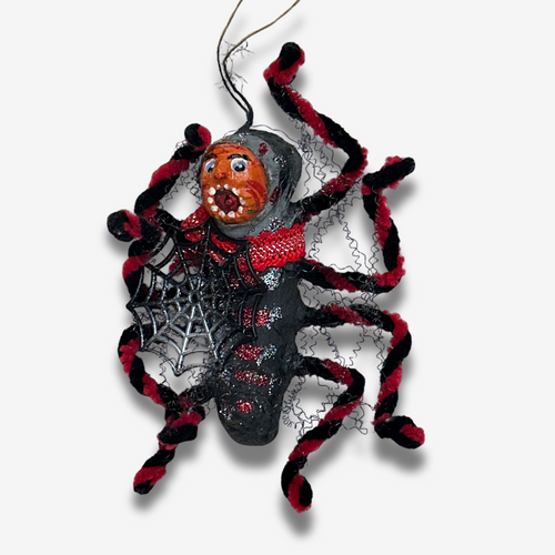 Nostalgic Cotton Chenille Spider Ornament