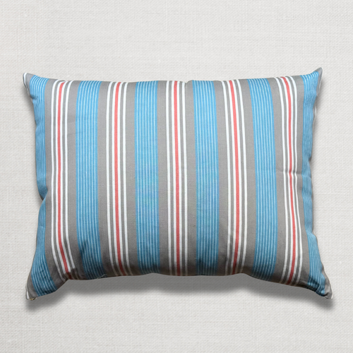 Custom 19th-century French Ticking Pillow (#3-15)