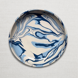 Marbled Soup Plate in Belle Île (BI #728)