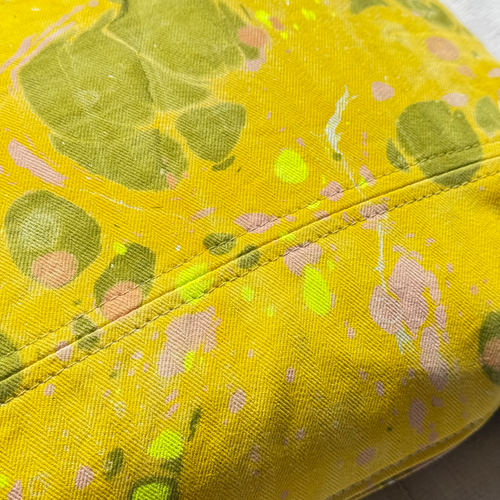 Hand Marbled One-of-a-Kind Pillow (26-13)
