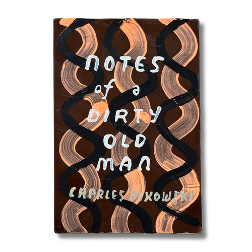 Leanne Shapton "Notes of a Dirty Old Man" Painted Wooden Book