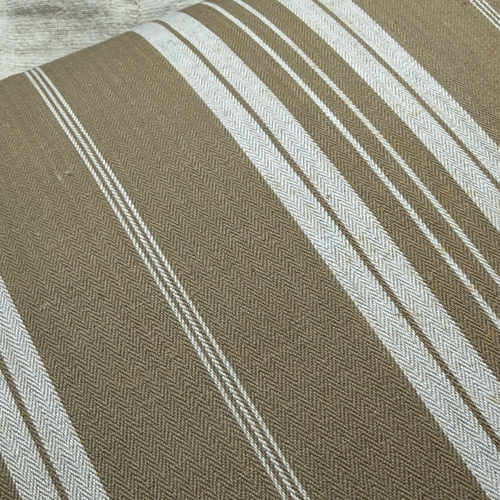 Custom 19th-century French Ticking Pillow (#3-16)