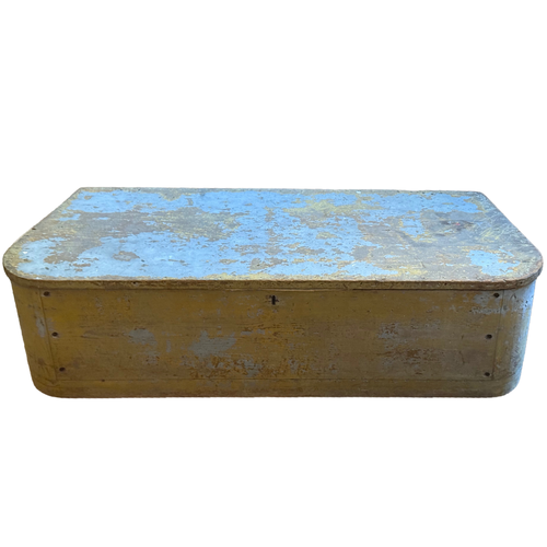 20th-century Wooden Sea Chest