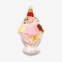 Ice Cream Bowl Ornament