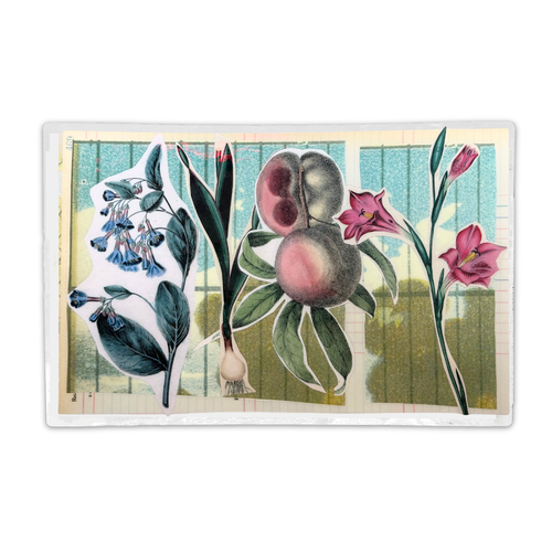 One-of-a-Kind Collaged Garden Mat (#29)