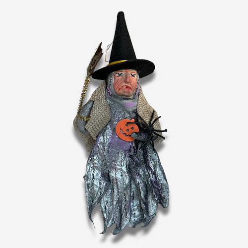Nostalgic Large Cotton Witch Ornament