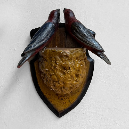 Early 20th-century Black Forest Carved Bird's Nest (BFB-21)