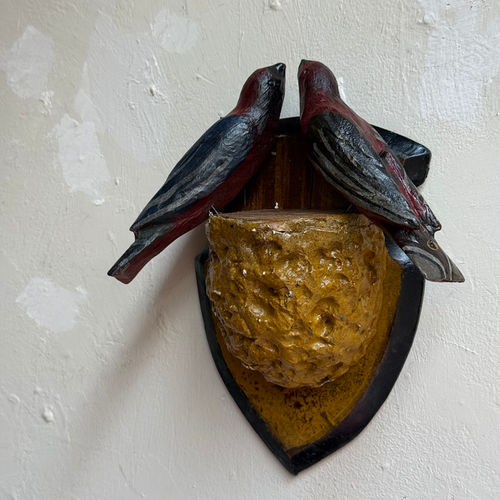 Early 20th-century Black Forest Carved Bird's Nest (BFB-21)