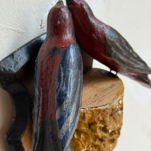 Early 20th-century Black Forest Carved Bird's Nest (BFB-21)