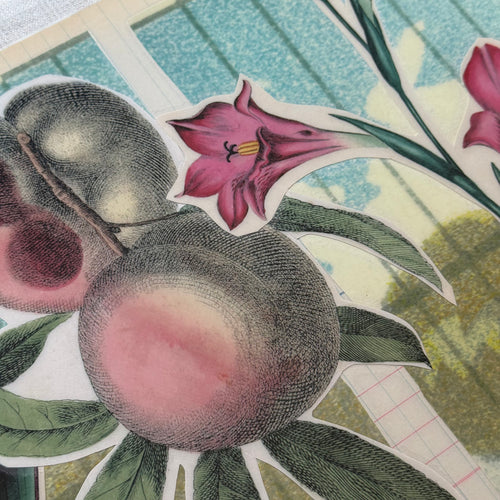 One-of-a-Kind Collaged Garden Mat (#29)