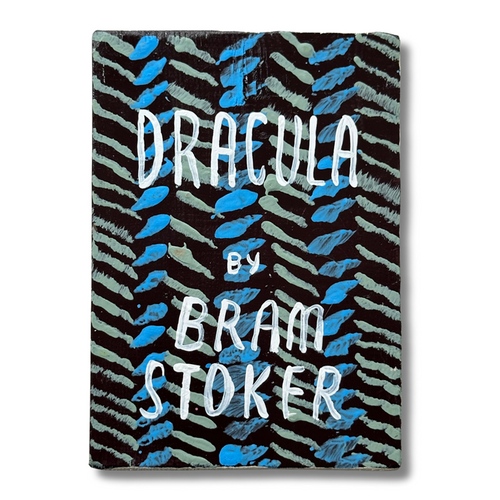 Leanne Shapton "Dracula" Painted Wooden Book