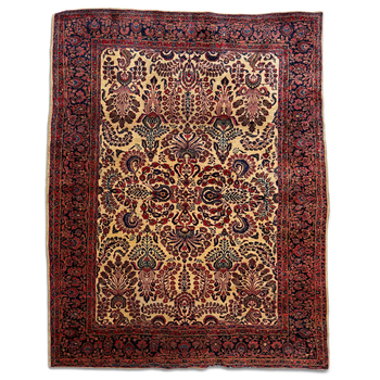 8’9” x 12’1” Vintage Persian Malayer Rug