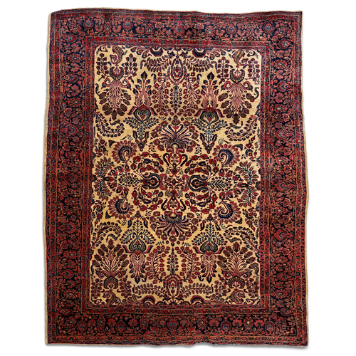 8’9” x 12’1” Vintage Persian Malayer Rug