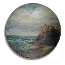 Antique Round Seascape
