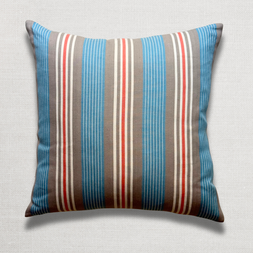 Custom 19th Century French Ticking Pillow (#9)