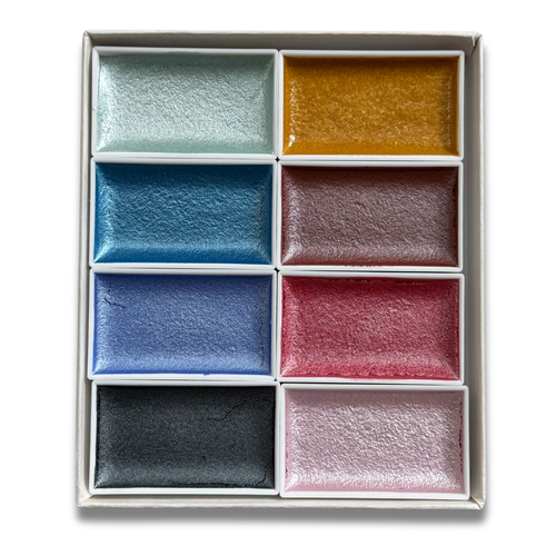 Metallics Japanese Gansai Watercolor Set