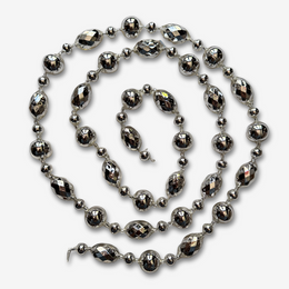 Large Silver Bauble Garland