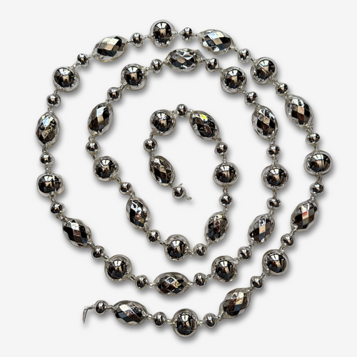 Large Silver Bauble Garland
