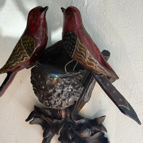 Early 20th-century Black Forest Carved Bird's Nest (BFN-509)