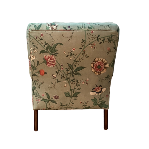 Custom Pond Chaise in Pierre Frey Le Paravent Chinois Fabric