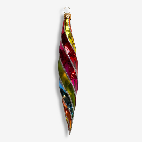 Rainbow Icicle Ornament