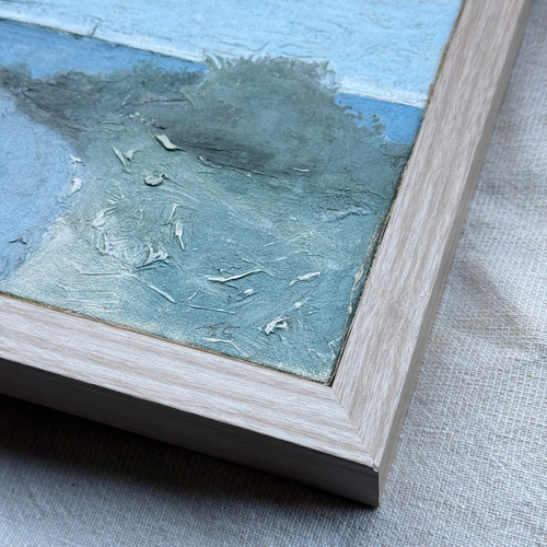 "Rt 6A from Magna View" Oil Painting on Linen by Arthur Cohen (1928-2012)