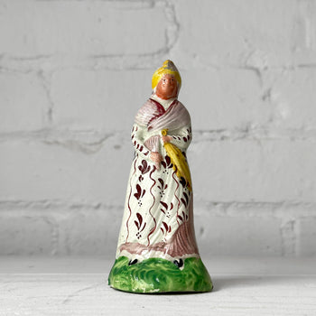 19th-century Porcelain Staffordshire Turkish Figurine