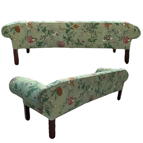 19th Century Teddy Sofa in Pierre Frey Le Paravent Chinois Fabric