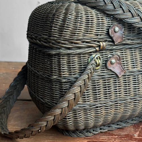 19th-Century French Market Basket (#2)