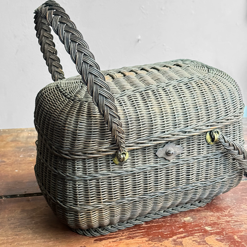 19th-Century French Market Basket (#2)