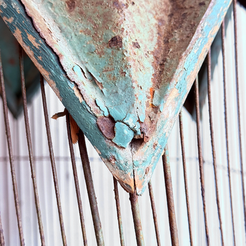 Early 20th-century Tin and Wire Bird Cage