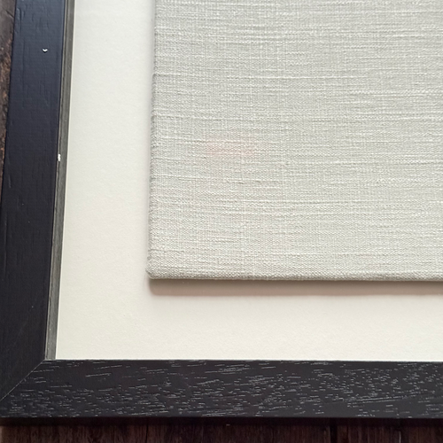 Hand Embroidered "Blue & Silver Butterfly" by Zara Merrick