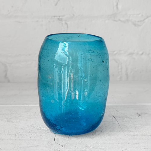 Herati Glass Tumbler in Turquoise