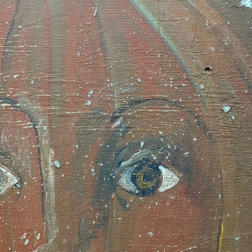 Vintage Painted Pumpkin #1