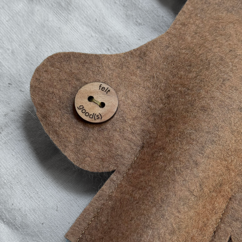 Felt Good(s) Wool Felt Gingerbread Man Tree Topper