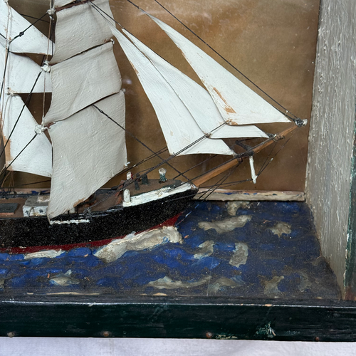 19th-century American Ship Diorama