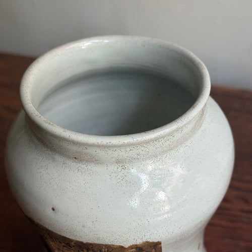 18th-century French Faience Apothecary Jar