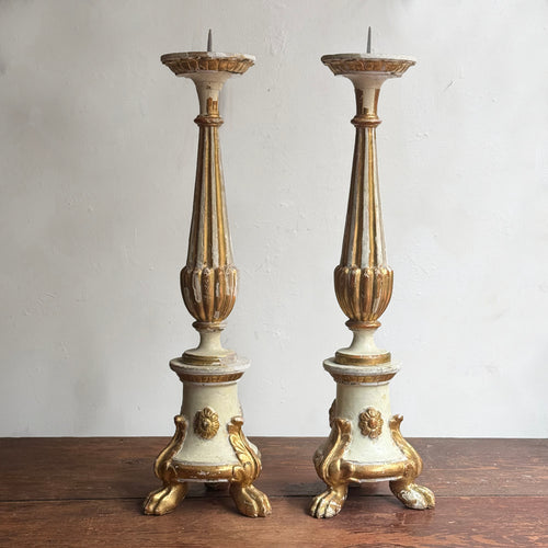 19th-century Austrian Candlestick Pair