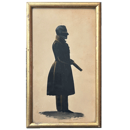 19th-century Framed Silhouette Portrait