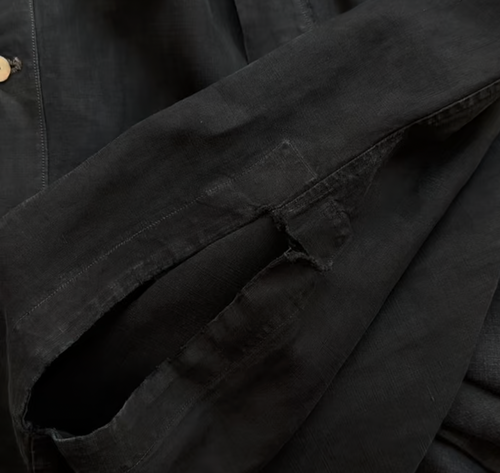 19th-century French Indigo Smock (#S-02)