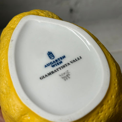 Augarten Hand-Painted Porcelain Lemon Box
