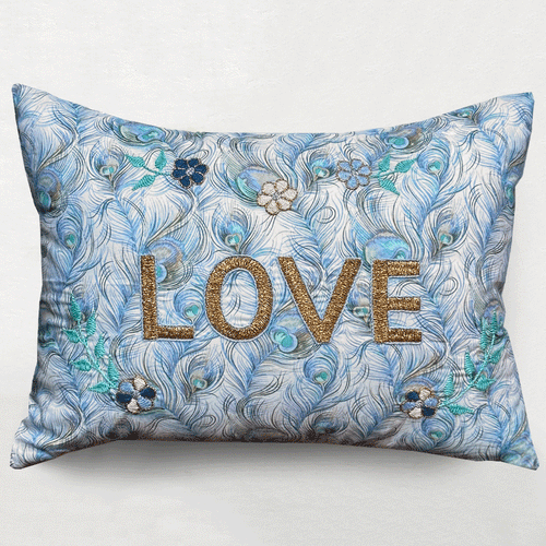 CSAO "Love" Embroidered Cushion CC02