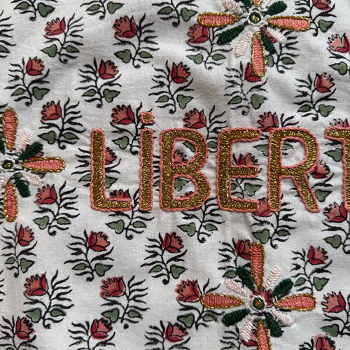 CSAO Kossiwa "Liberté" Embroidered Tote Bag (CS-8-2)