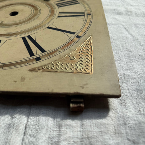 19th-century Wooden Clock Face (#2)