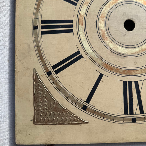 19th-century Wooden Clock Face (#2)